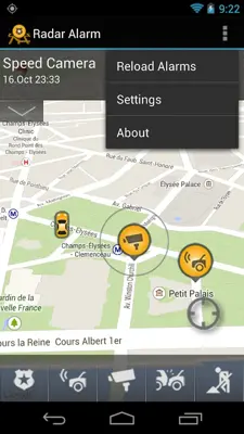 Radar Alarm android App screenshot 10