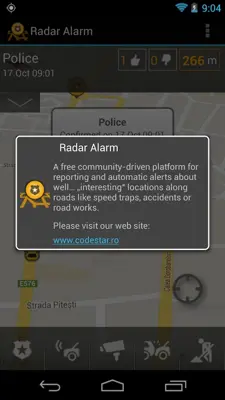 Radar Alarm android App screenshot 11