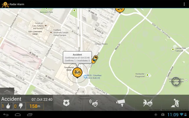 Radar Alarm android App screenshot 7